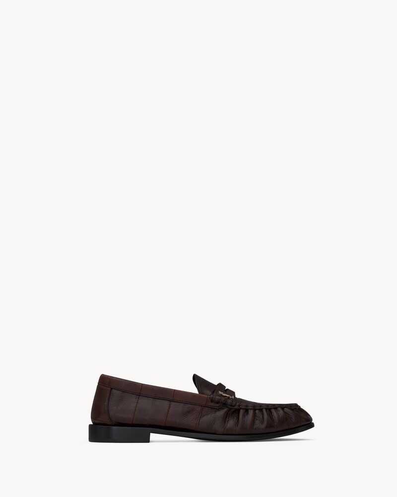 LE LOAFER supple mocassins en cuir d’anguille