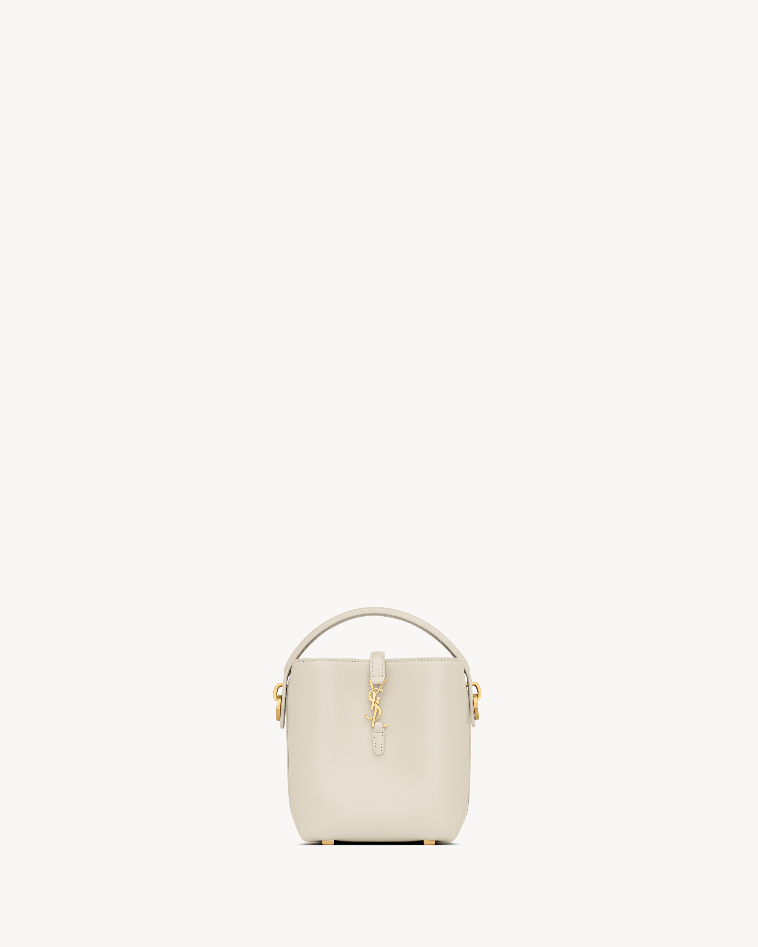 LE 37 Mini-Tasche aus glänzendem Leder
