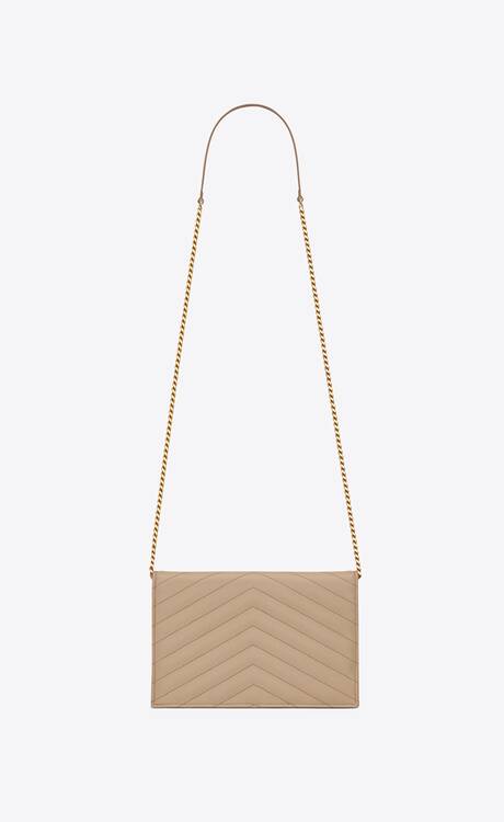 LOU Mini bag in quilted grain de poudre embossed leather | Saint ...