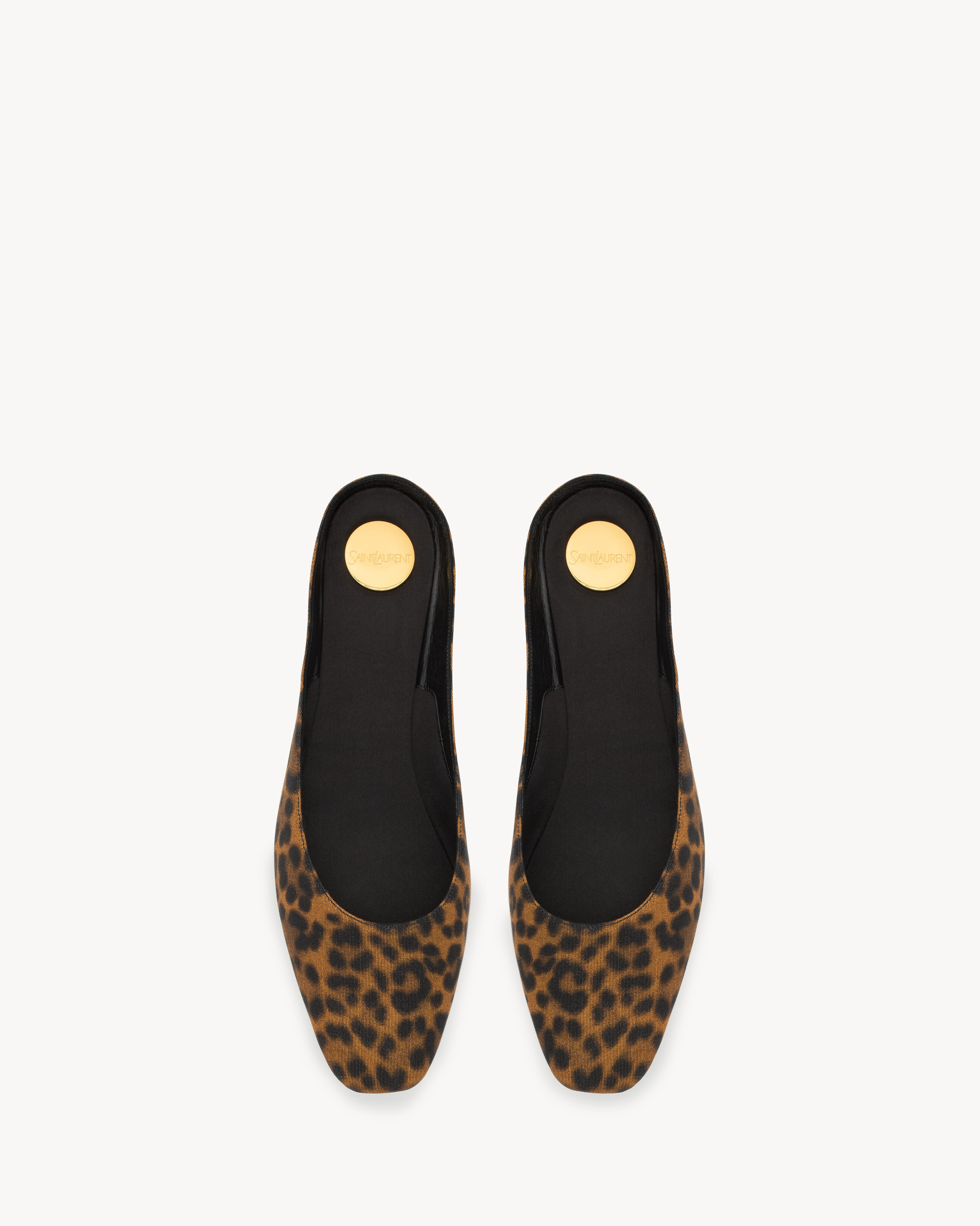 LIDO slip-ons in leopard grosgrain