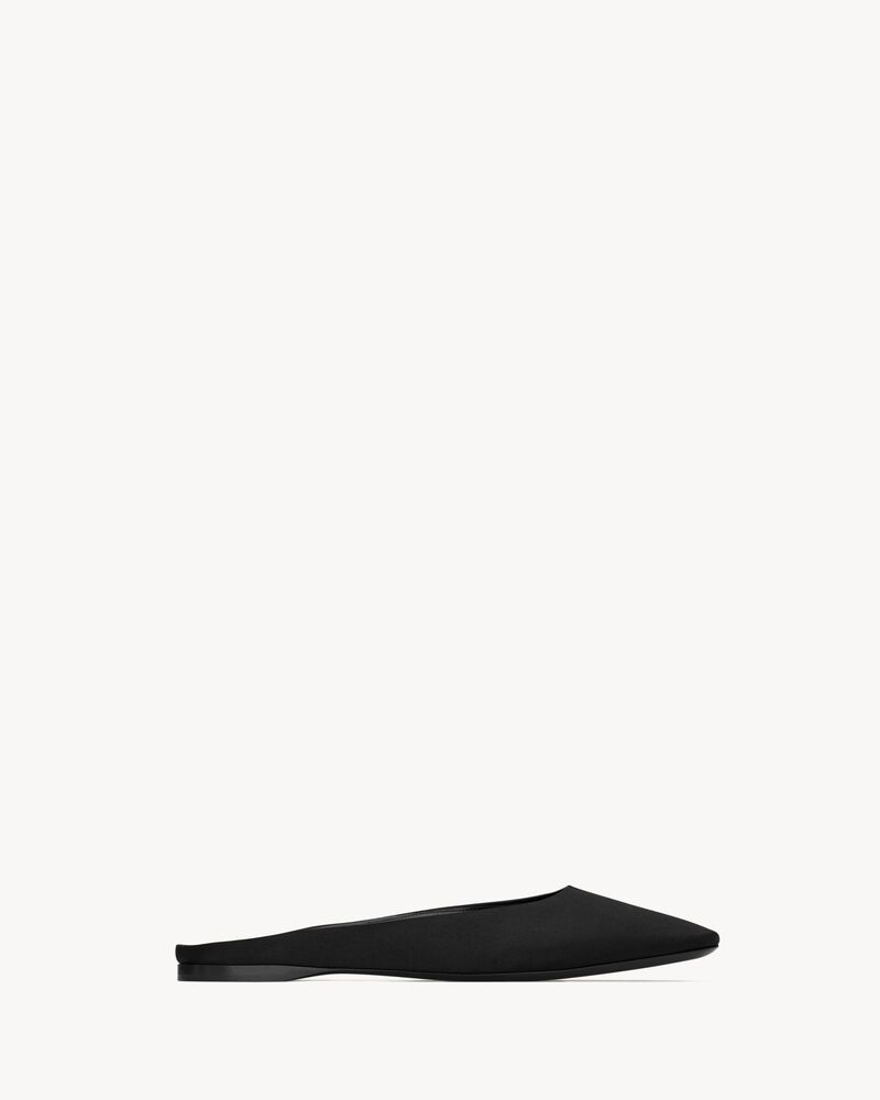 LIDO slip-ons in satin crepe
