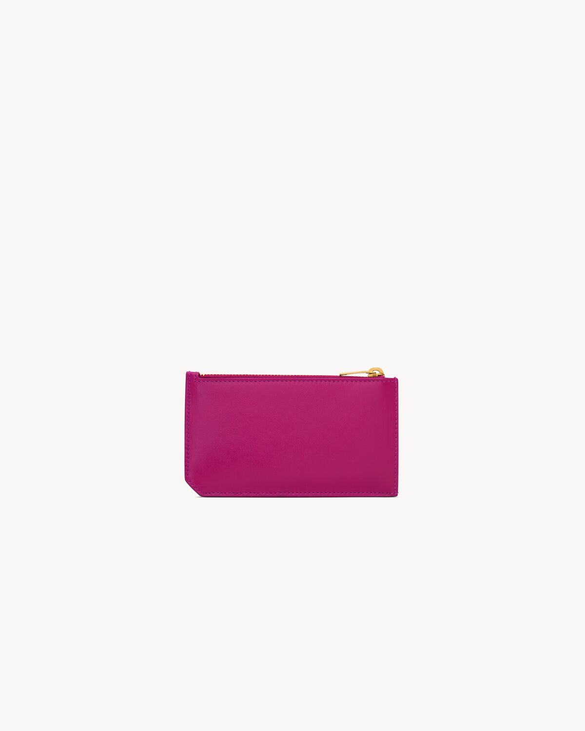 saint laurent paris fragments porte-cartes en cuir brillant