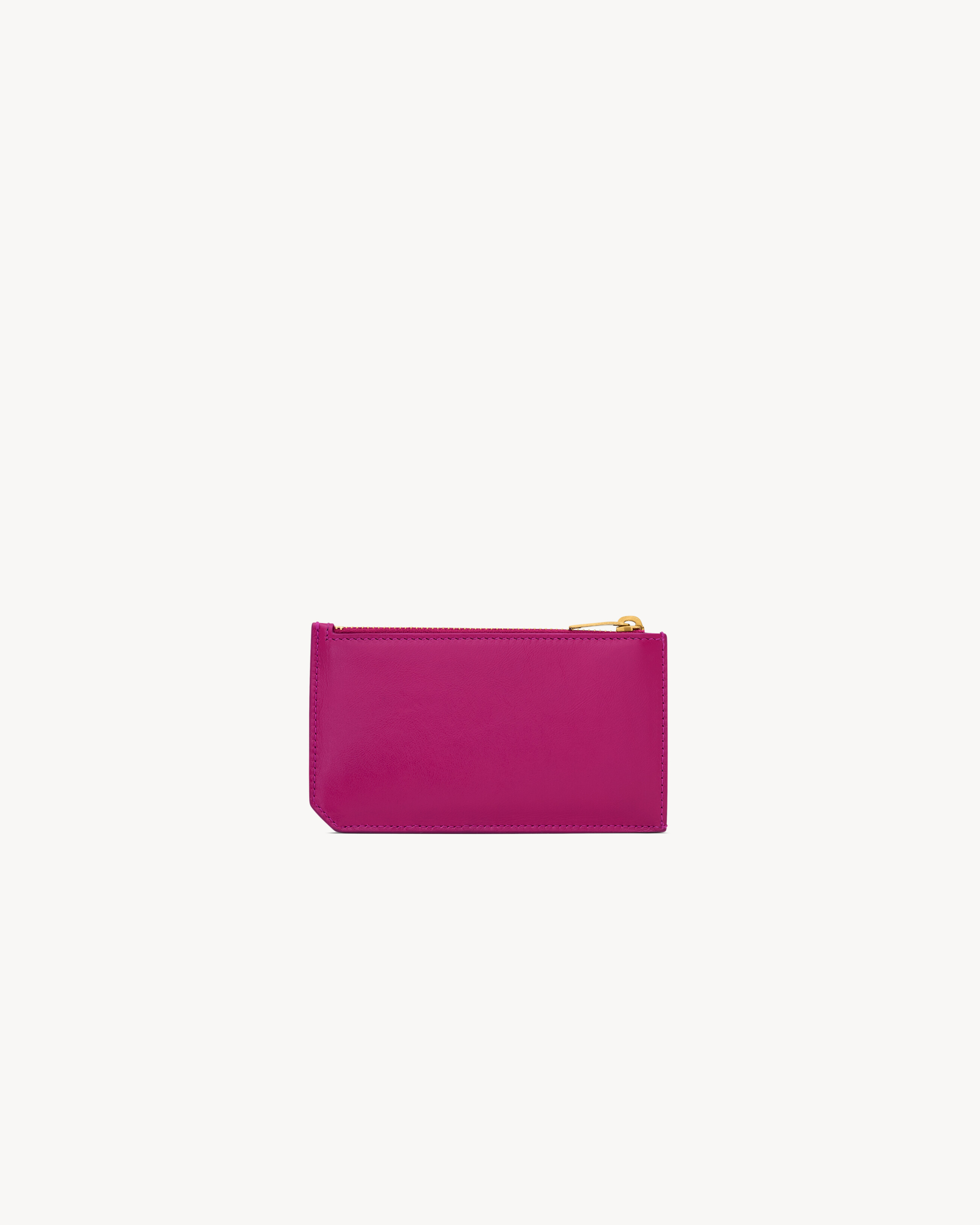 Porta carte SAINT LAURENT PARIS FRAGMENTS in pelle liscia