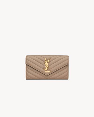 【即納】SAINT LAURENT マトラッセ ラージ フラップ 長財布 サンローラン SAINT LAURENT カサンドラ マトラッセ ラージ