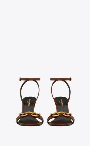 le maillon sandals in smooth leather