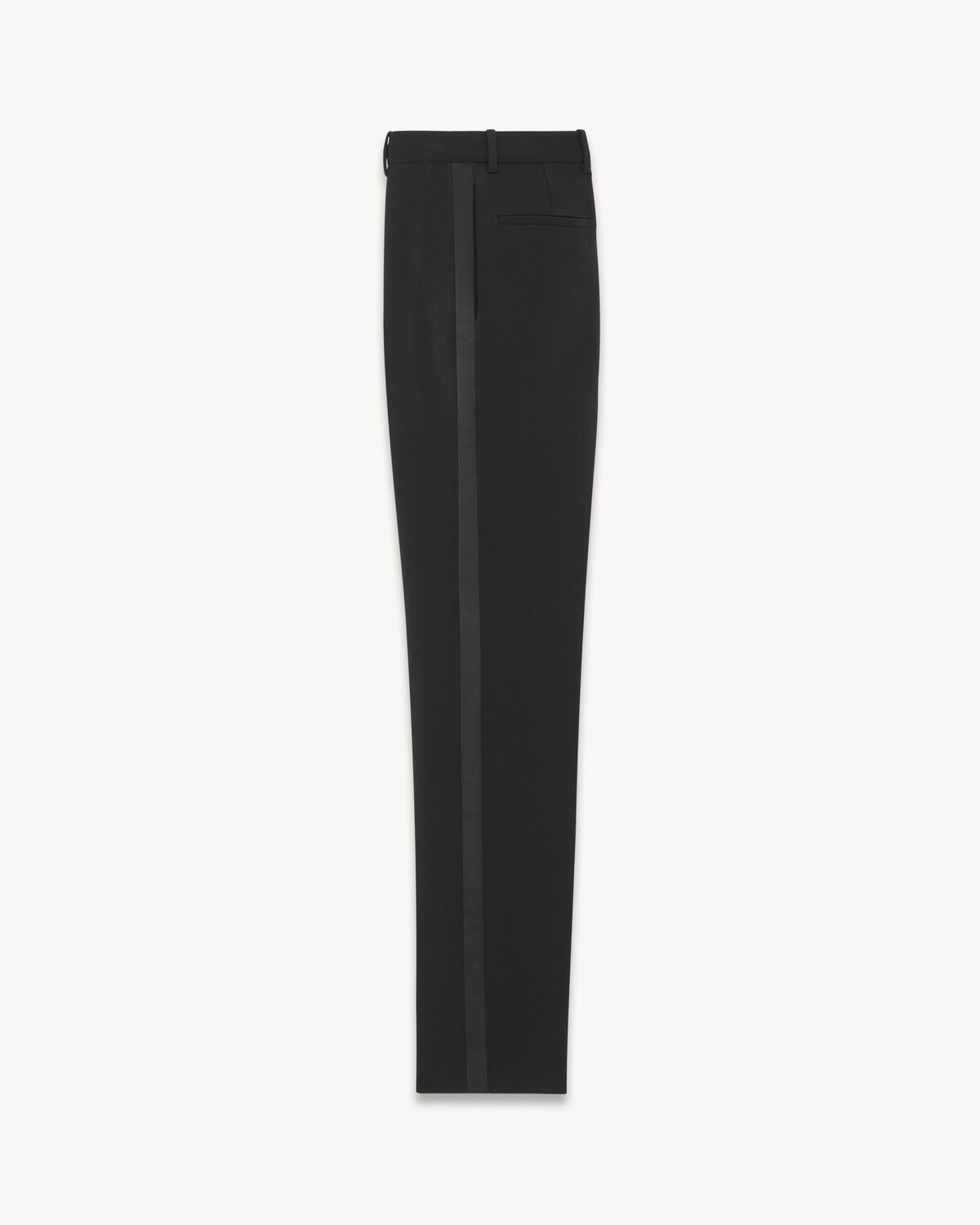 high-waisted tuxedo pants in GRAIN DE POUDRE