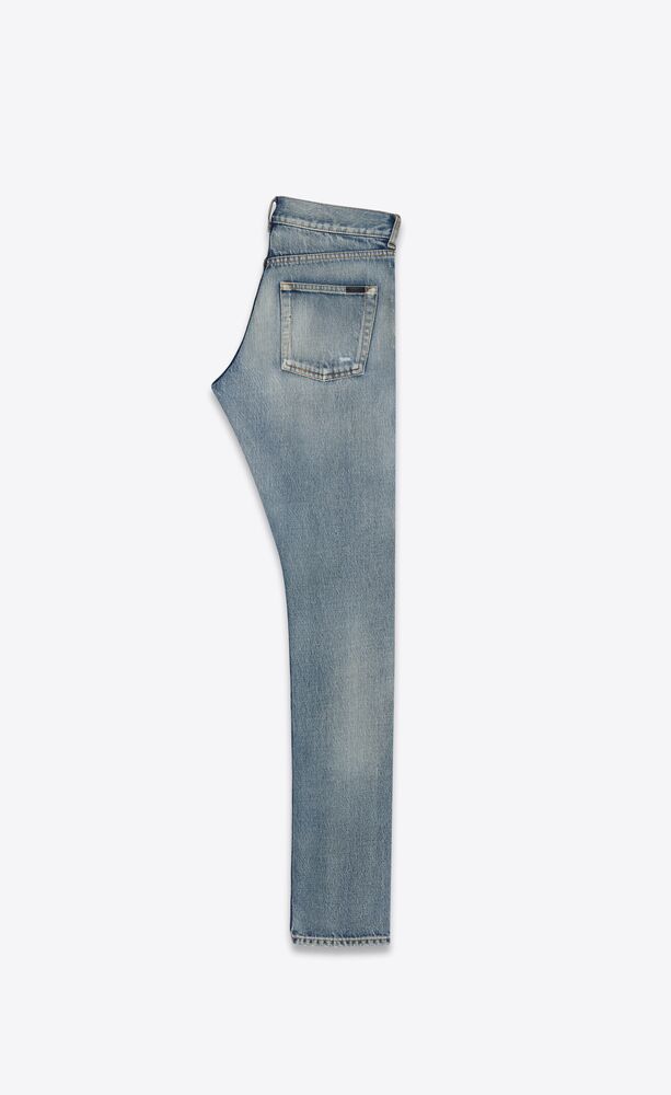 get together Perfervid Regeneration Slim-fit jeans in santa monica blue denim | Saint Laurent | YSL.com