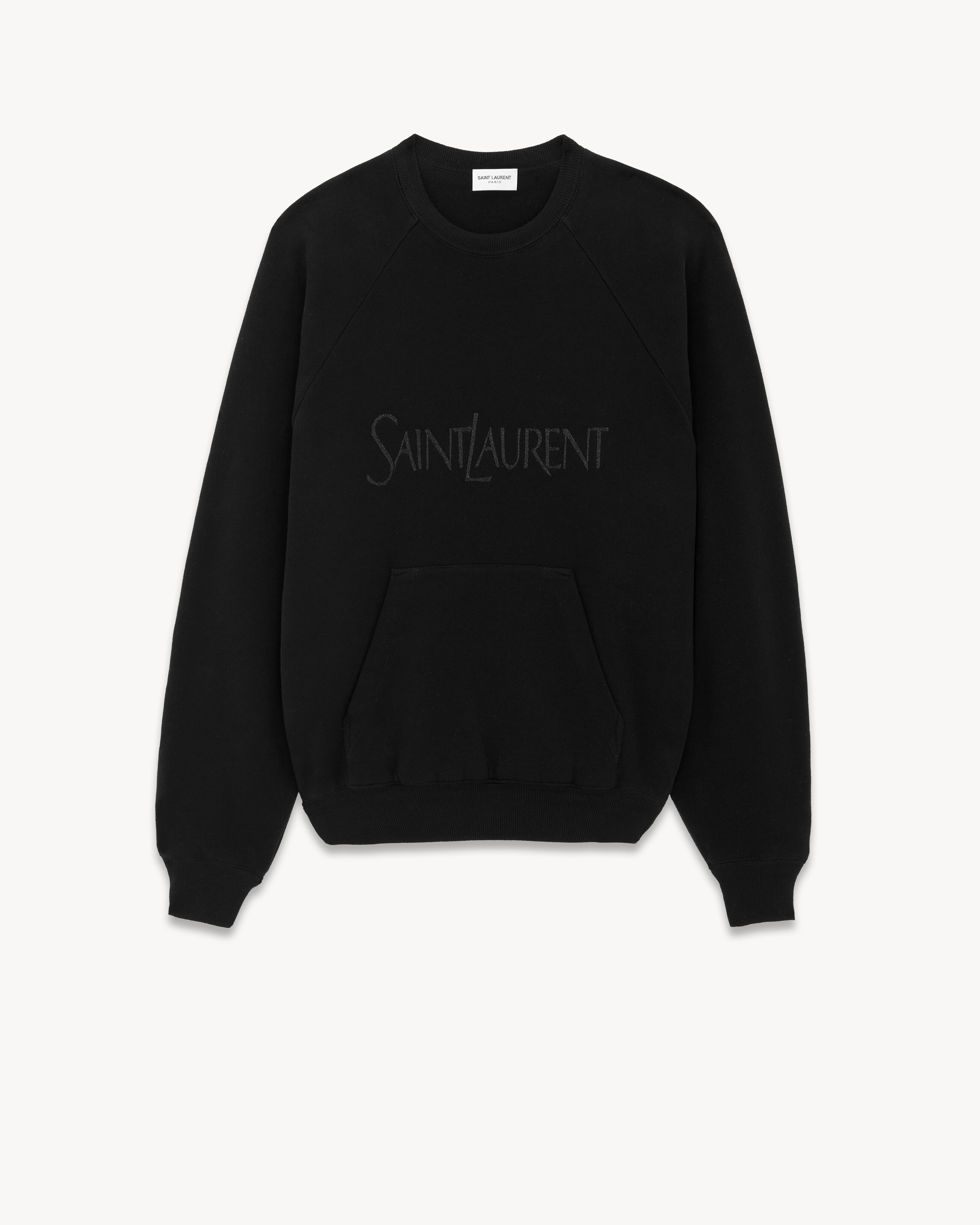 SAINT LAURENT PARIS サンローランパリ スウェット XS 紺長袖柄 ...