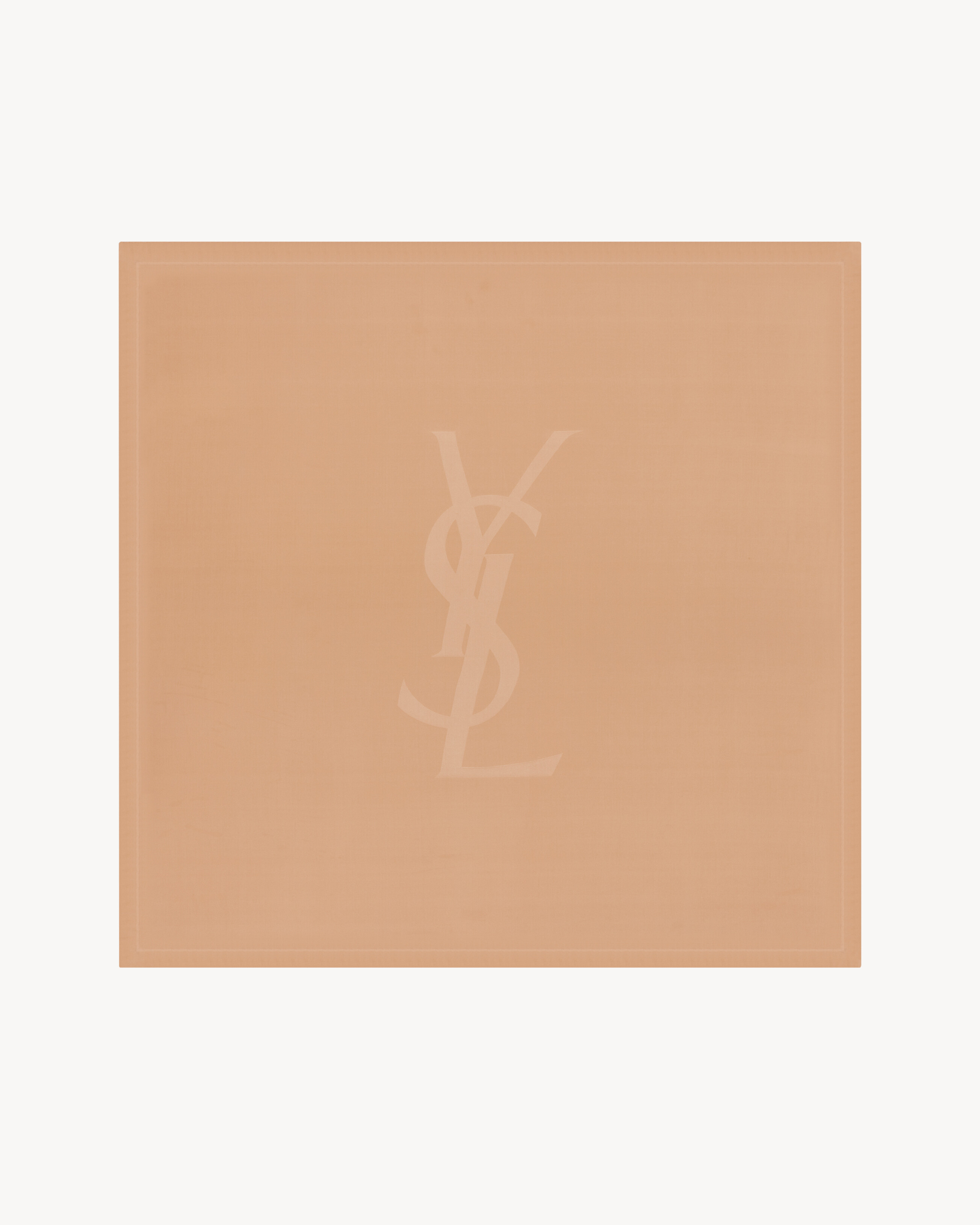 CASSANDRE square scarf in silk charmeuse