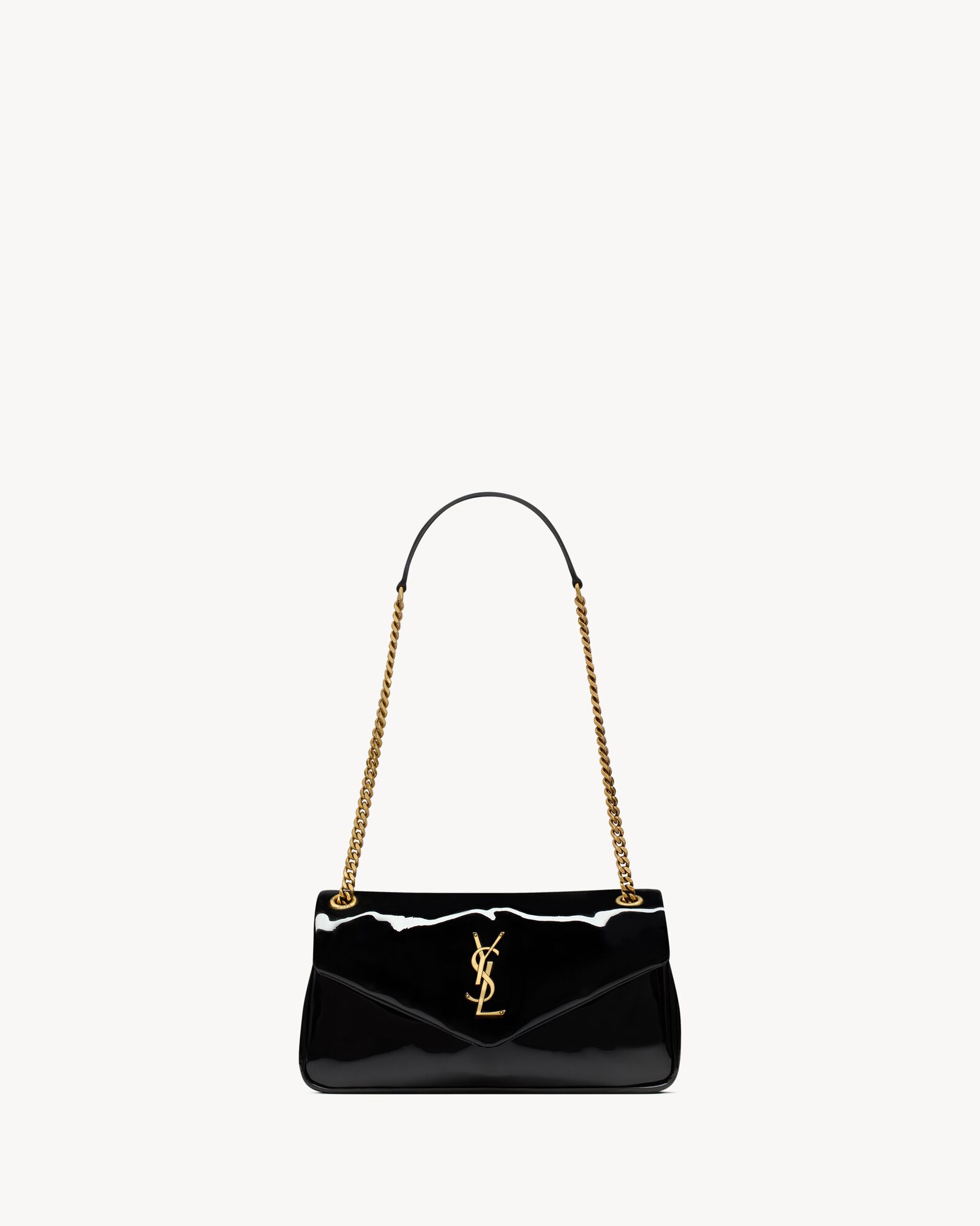 Patent leather ysl bag hotsell