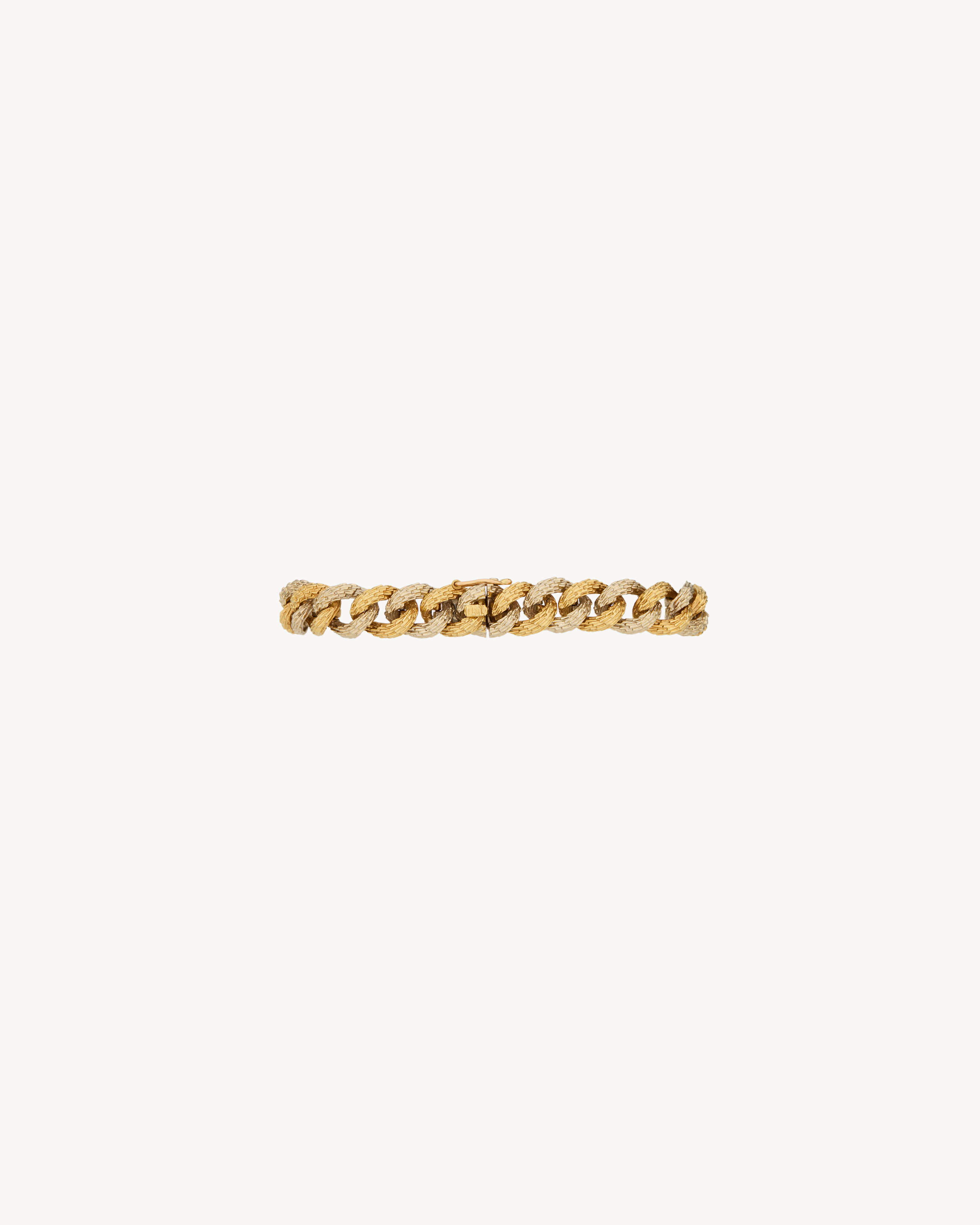 VINTAGE BRACELET IN YELLOW AND WHITE GOLD