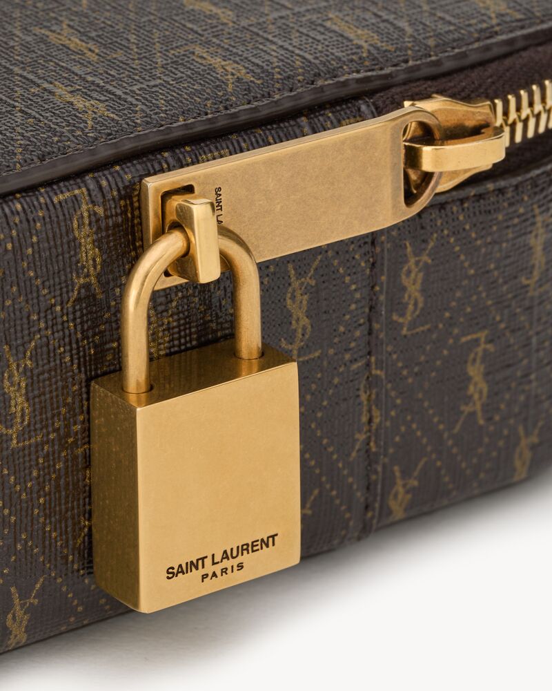 ルモノグラム スモールジュエリーボックス ブラウン | Saint Laurent