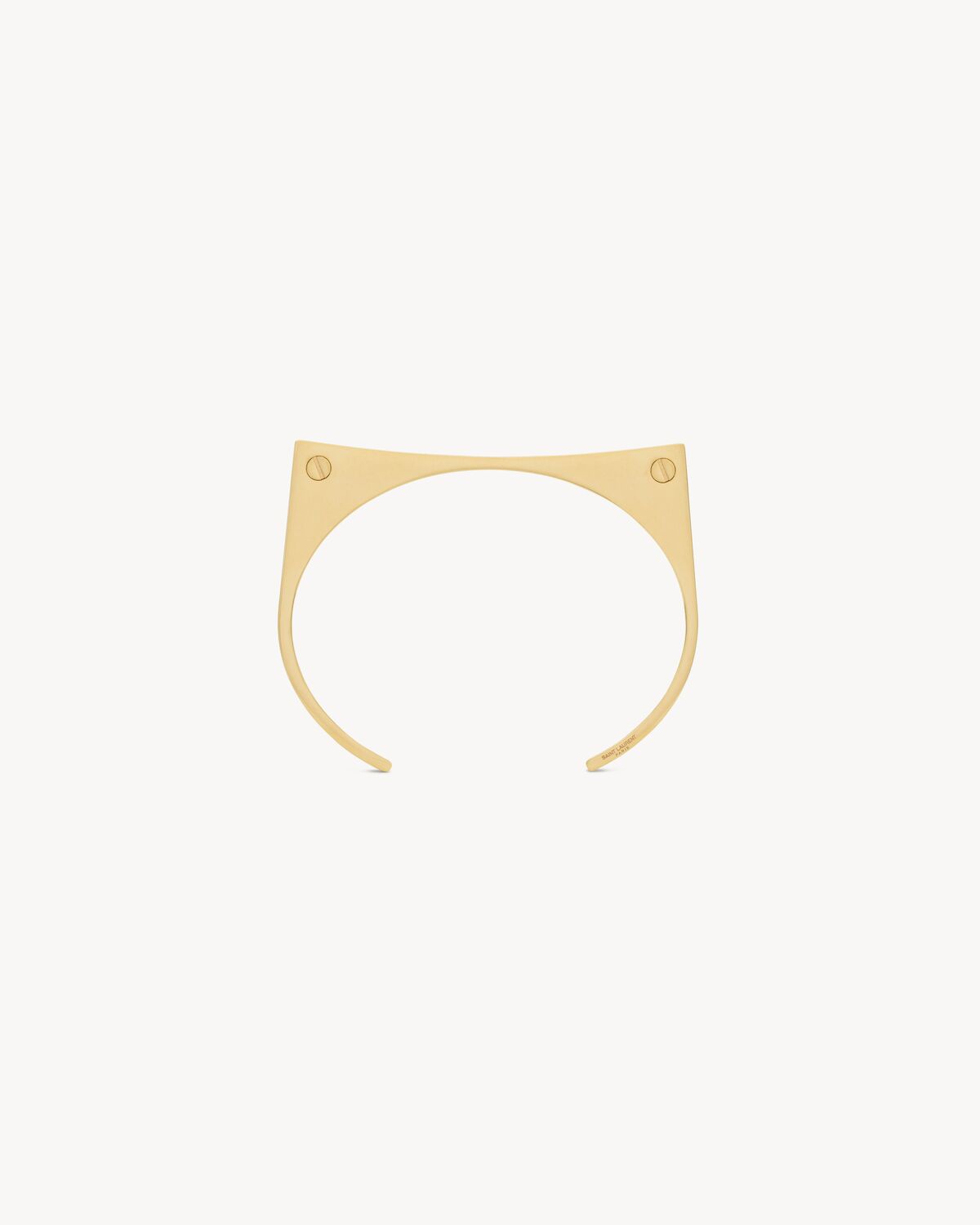 geometric bracelet in metal