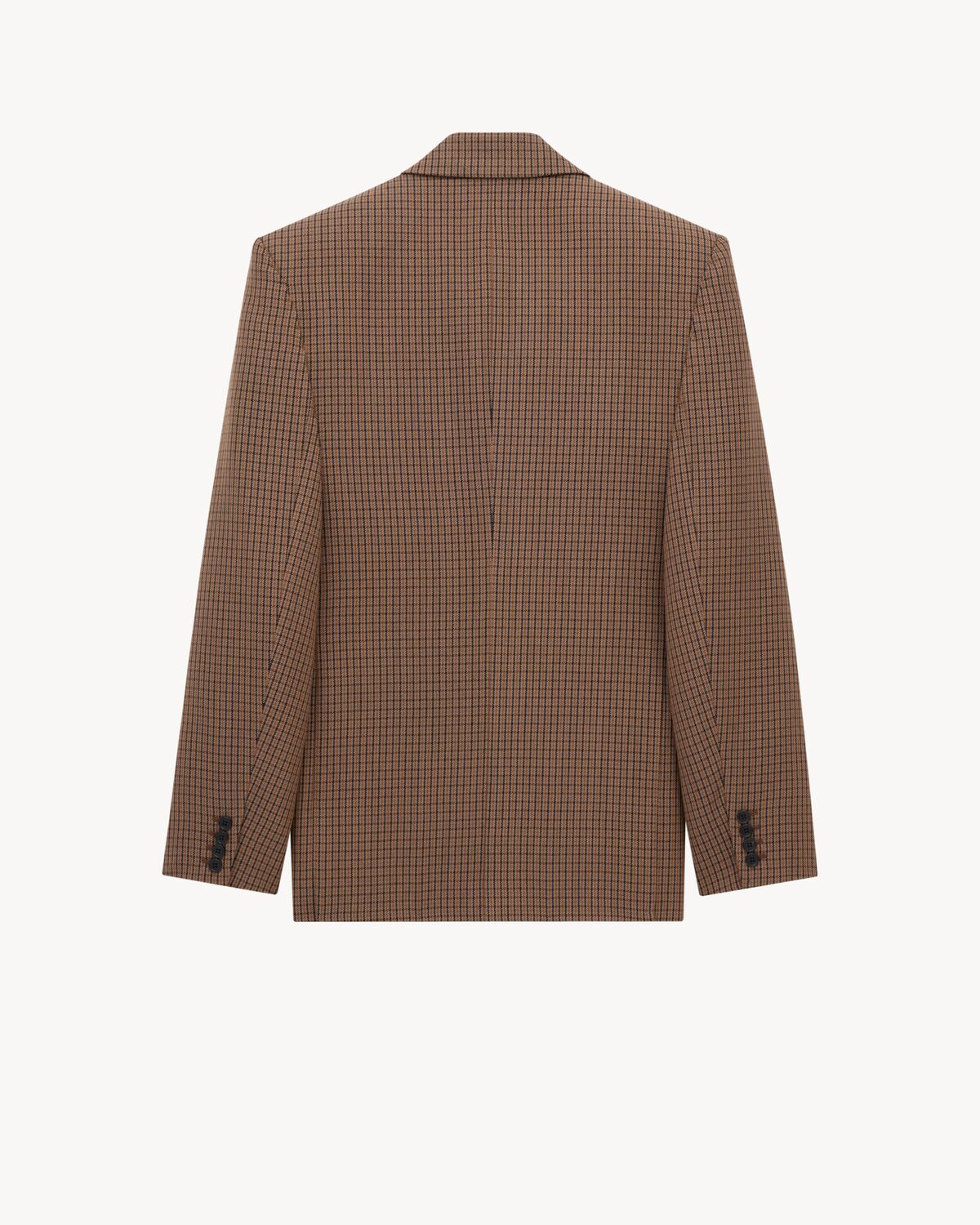 veste en laine  à carreaux