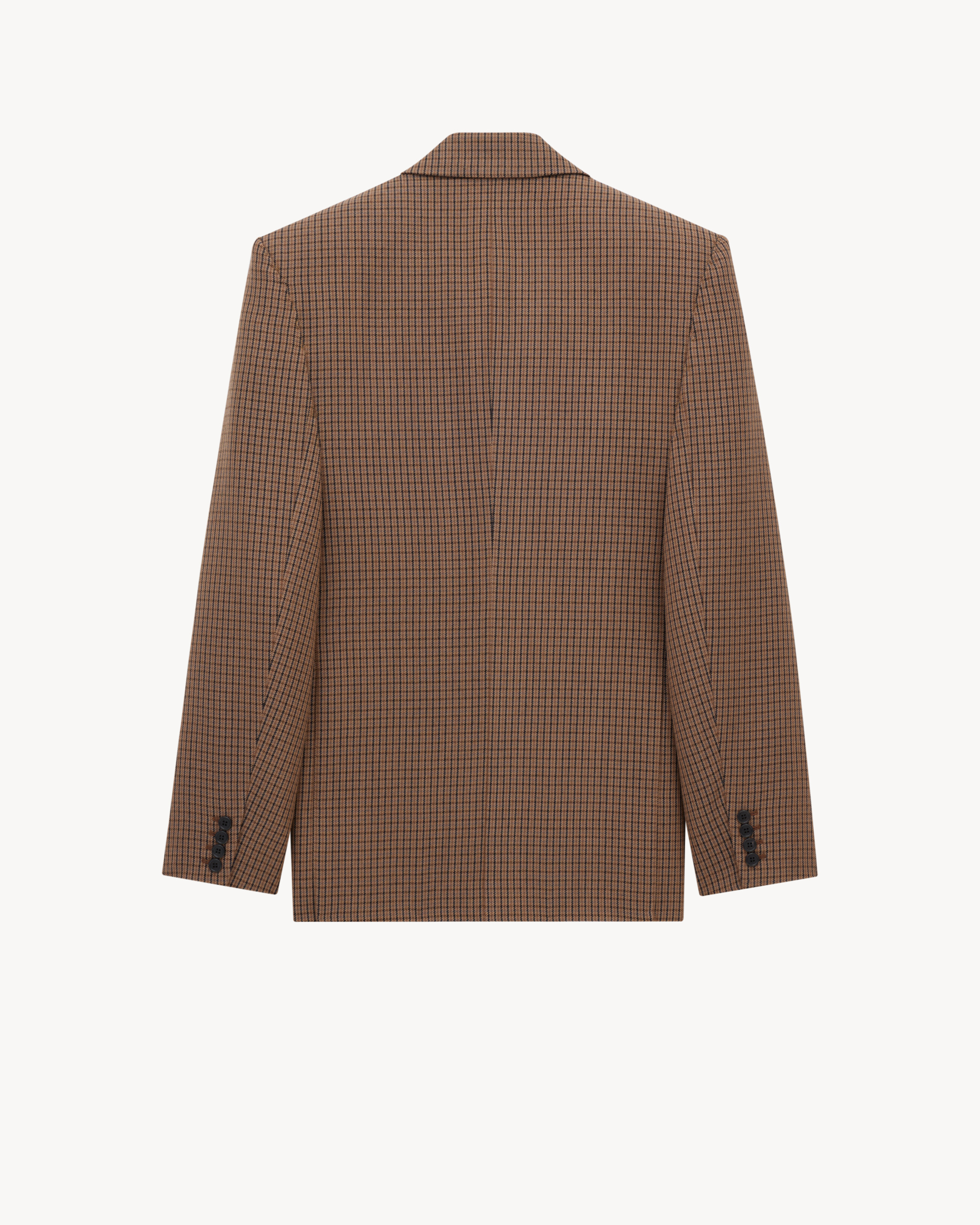 jacket in wool check