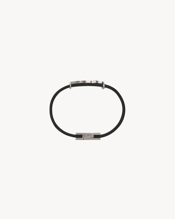 CASSANDRE bracelet in leather | Saint Laurent | YSL.com