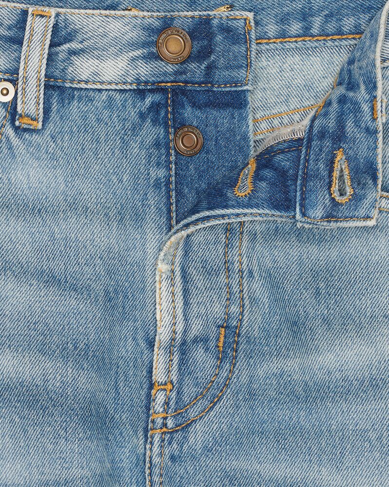 Slim-fit jeans in Pasadena blue denim | Saint Laurent | YSL.com