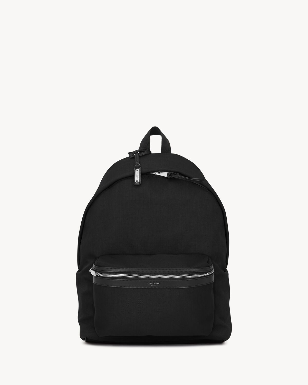 mochila city em canvas, nylon e couro