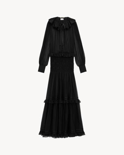 【送料&関税込】Saint Laurent Wide Trousers In Crepe Muslin Saint Laurent Wide Trousers In Crepe Muslin | italist