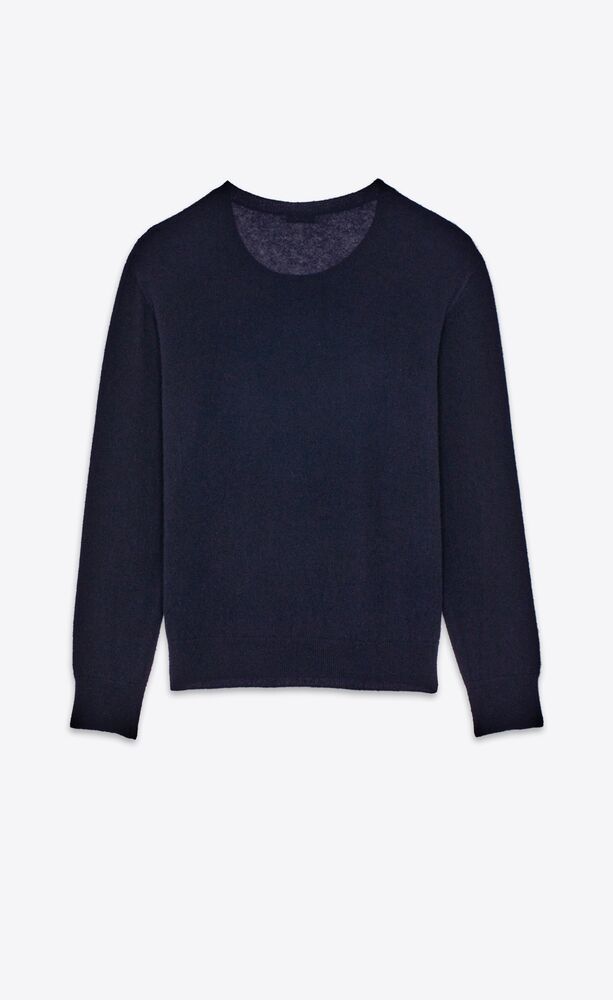 Sweater in cashmere and silk | Saint Laurent | YSL.com