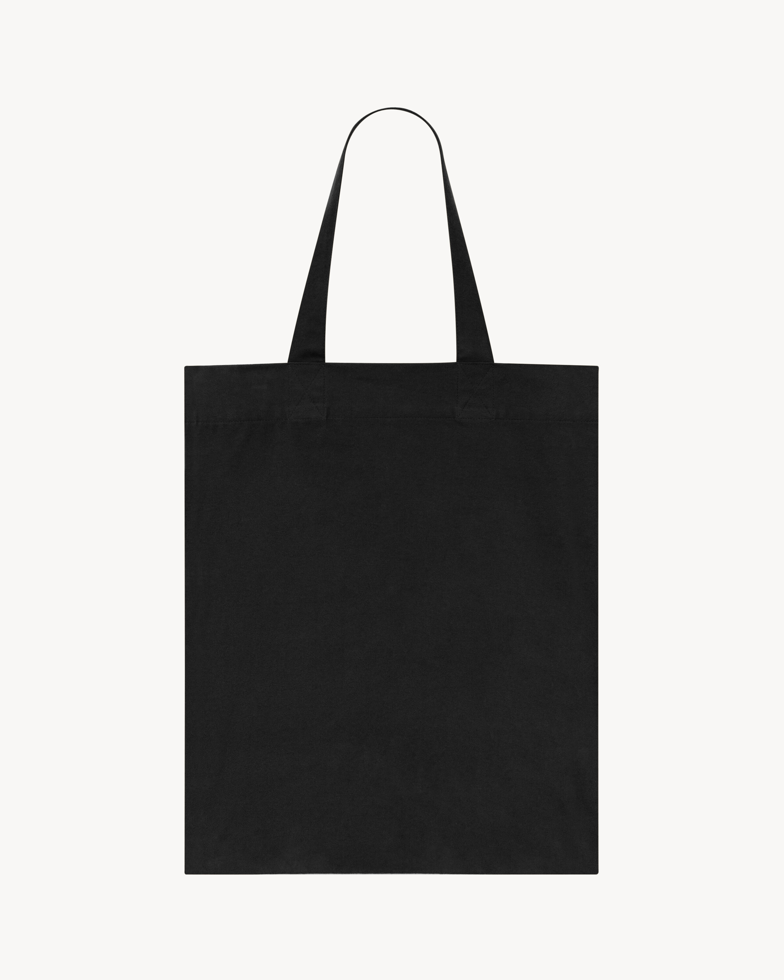 SAINT LAURENT TOTEBAG IN BRUSHED COTTON
