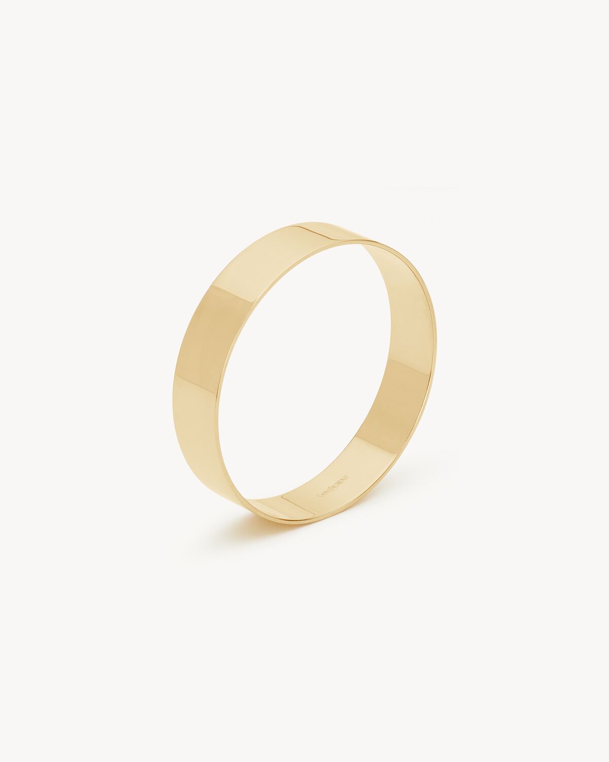 Brazalete fino de oro amarillo de 18 kt