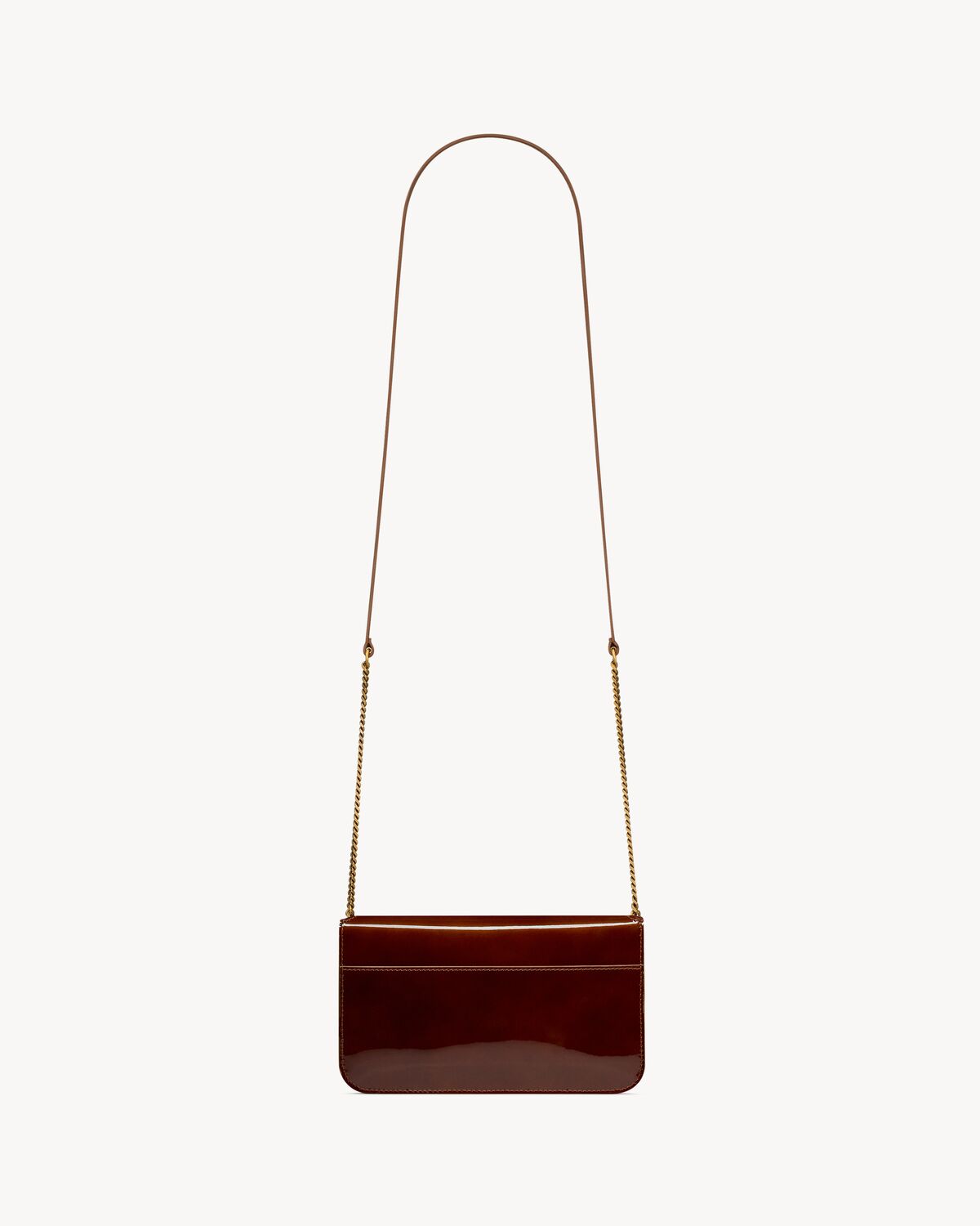 CASSANDRE phone holder in patent leather