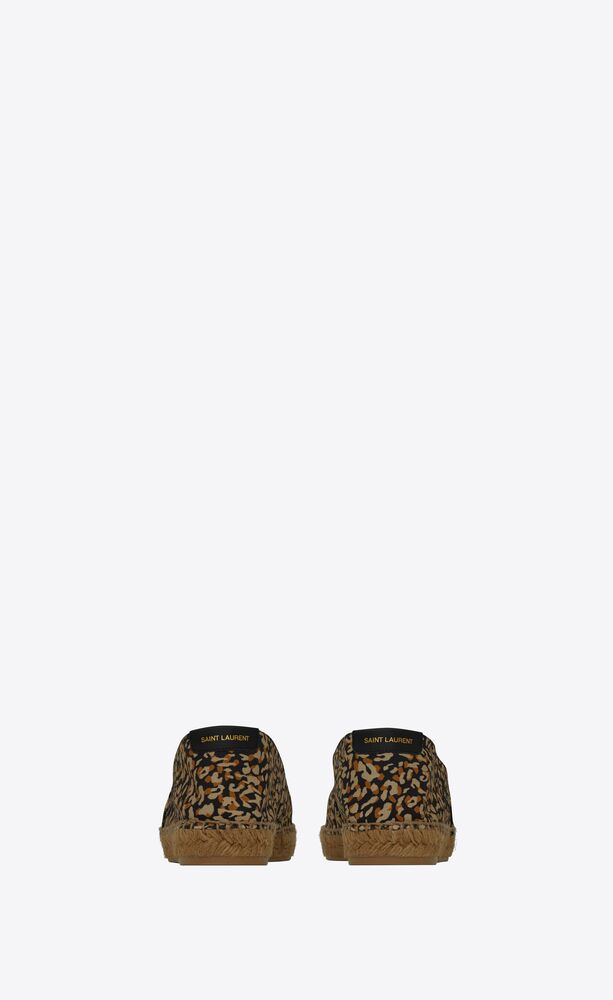 saint laurent leopard print espadrilles