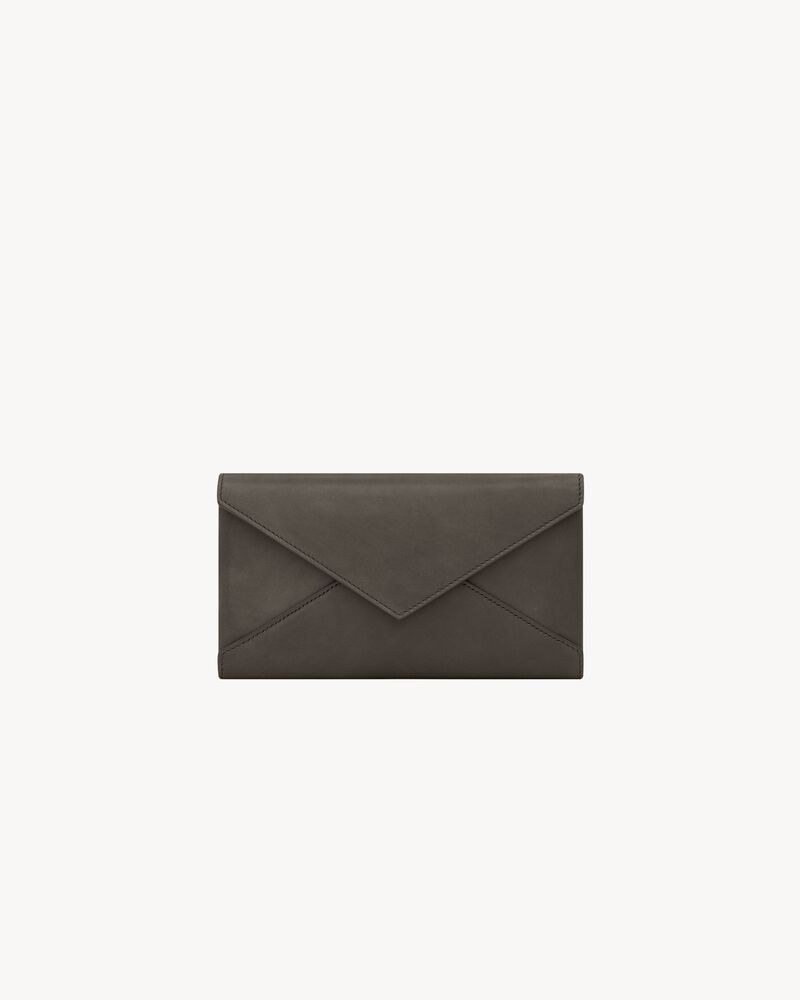 LETTER large wallet in leather