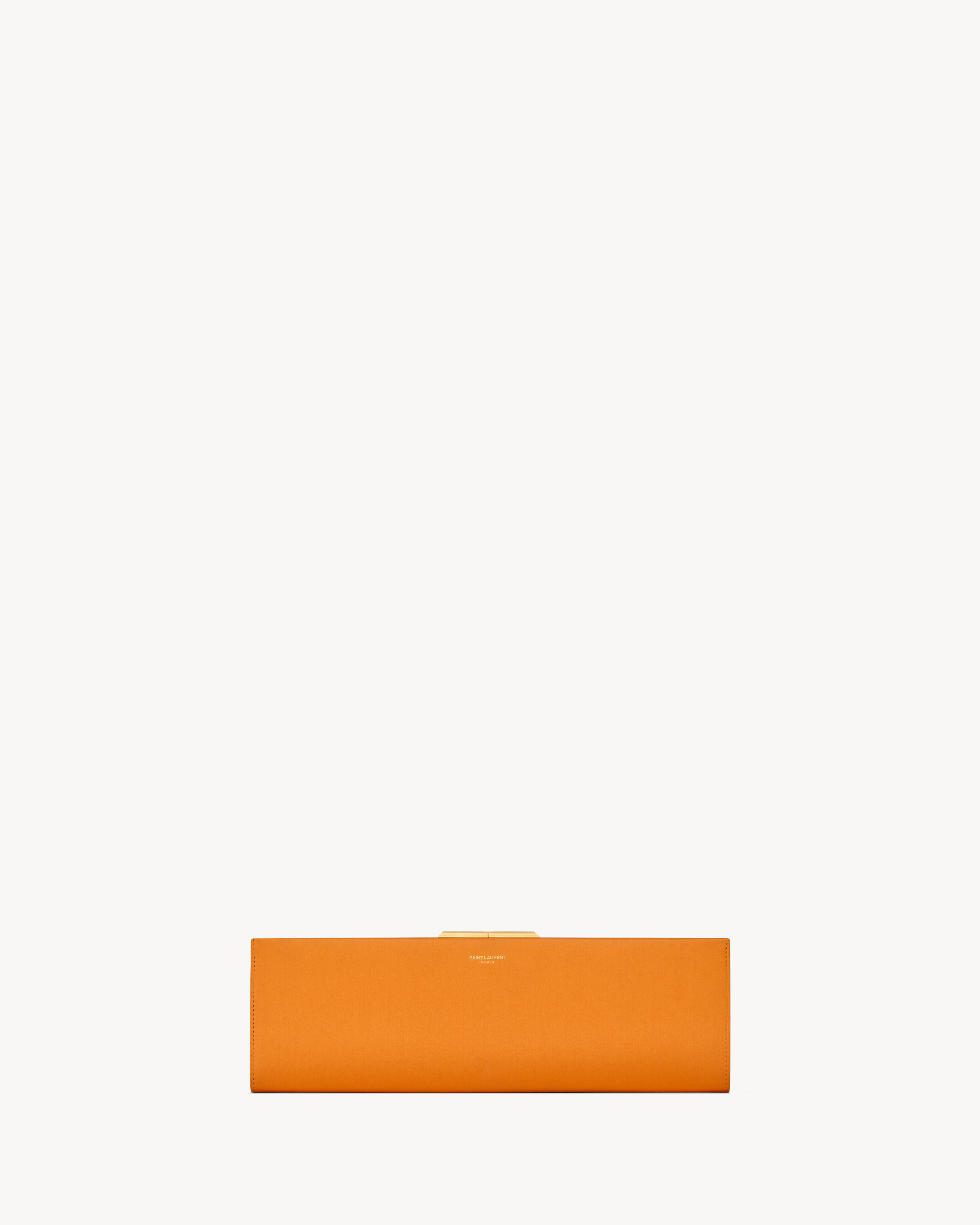 MIDNIGHT large clutch in satin