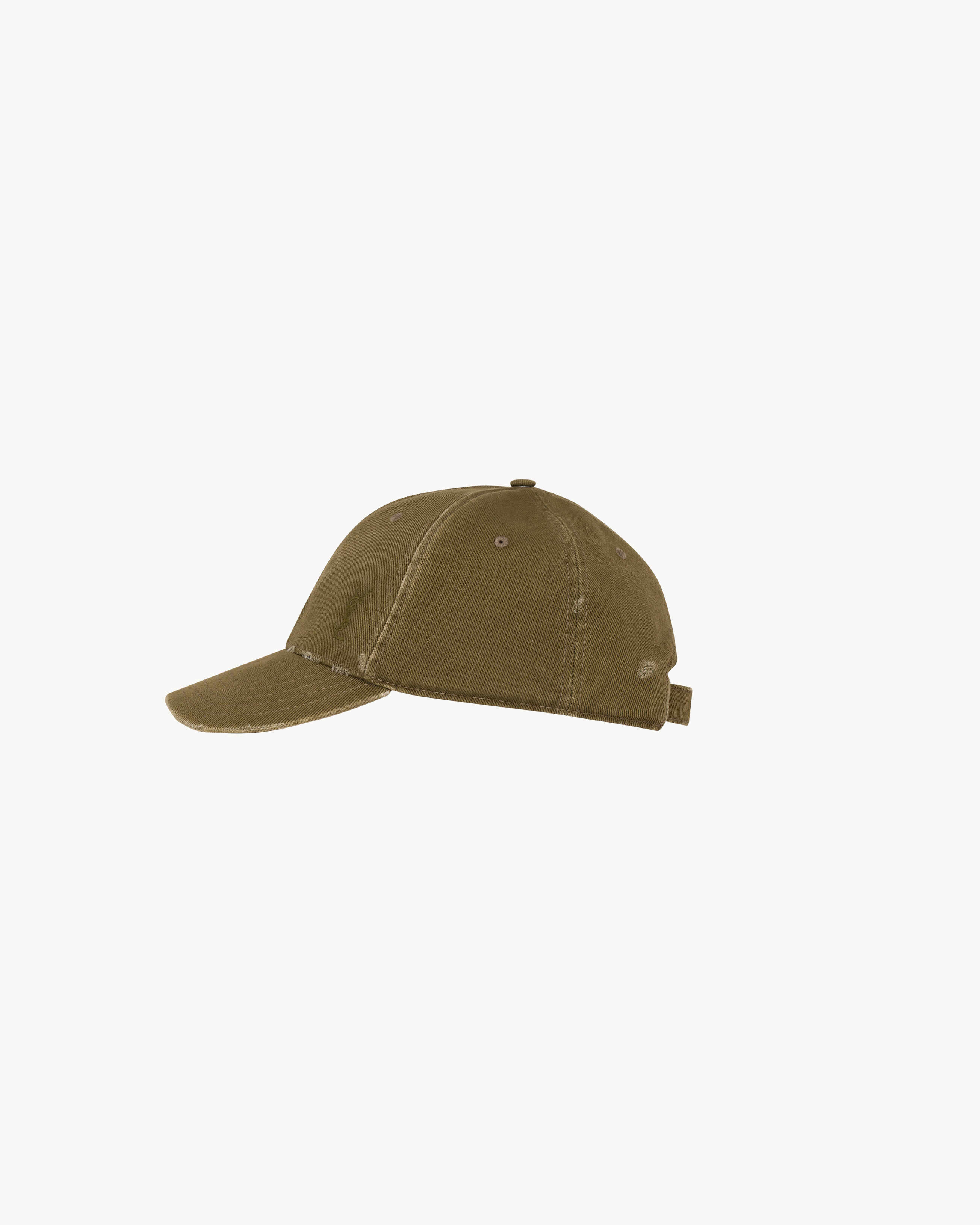 CASSANDRE cap in washed denim