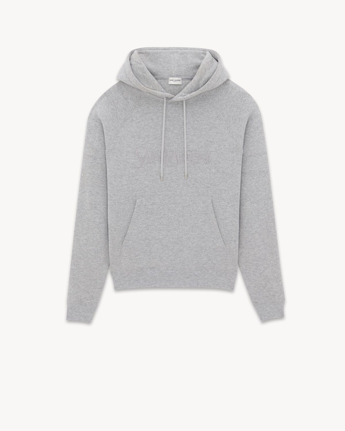 Saint laurent logo hoodie sale on sale