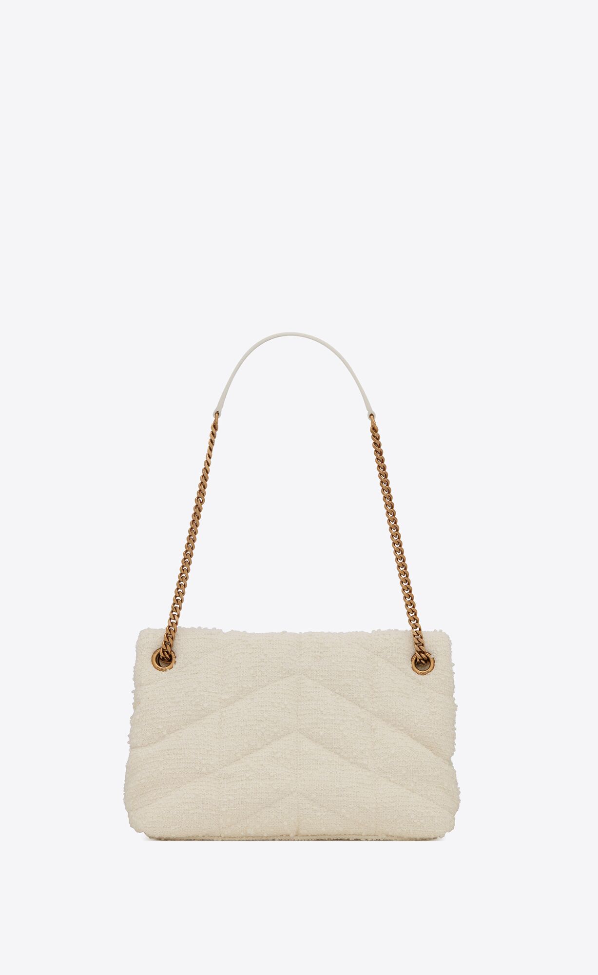 PUFFER Small bag in quilted bouclé tweed Saint Laurent Canada