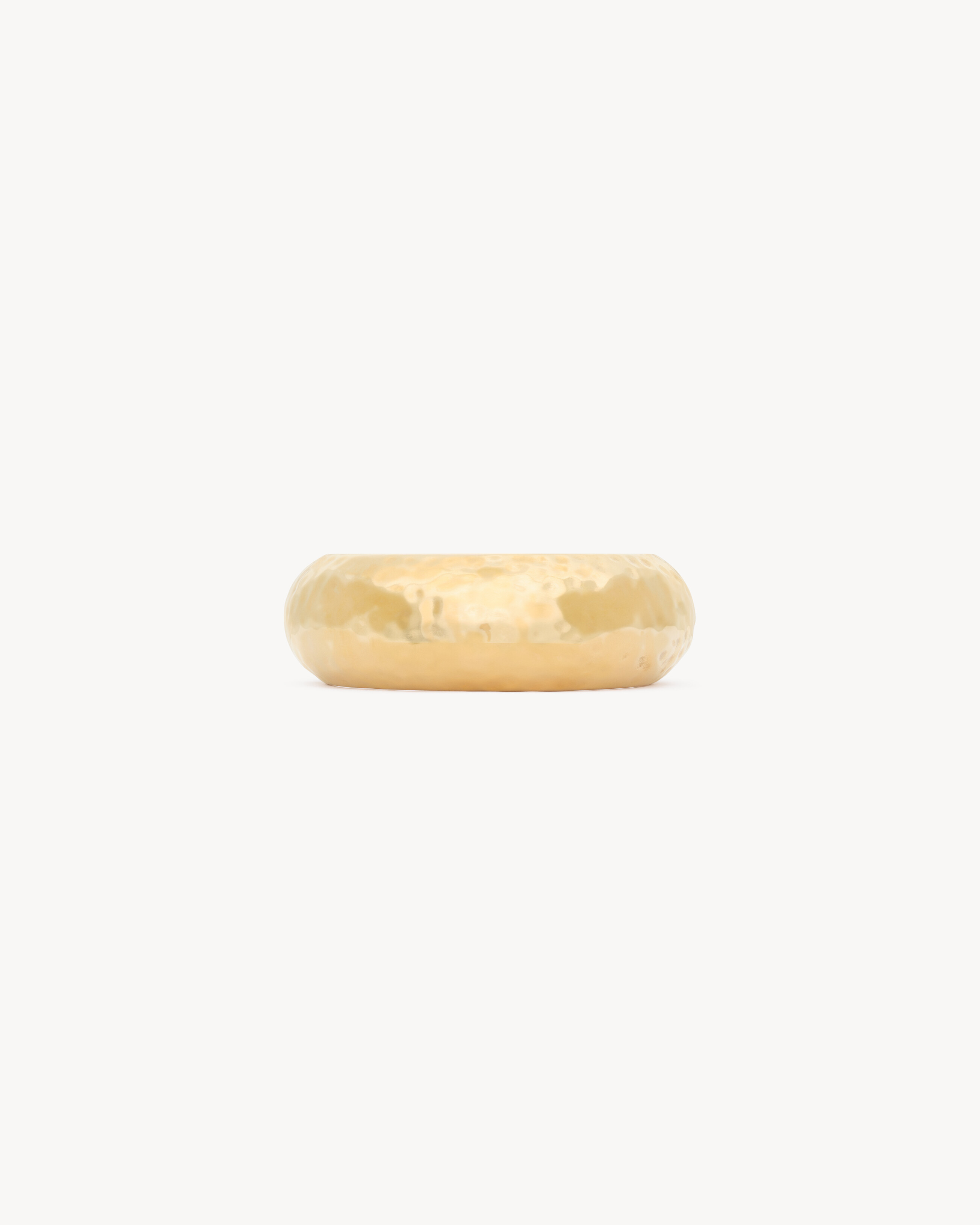 hammered bangle in metal