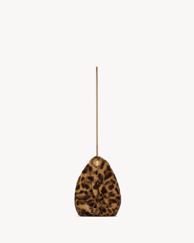 SAINT LAURENT CLUTCH large in pony hair leather