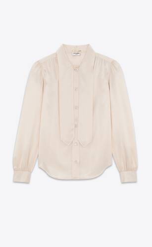 blouse in silk satin