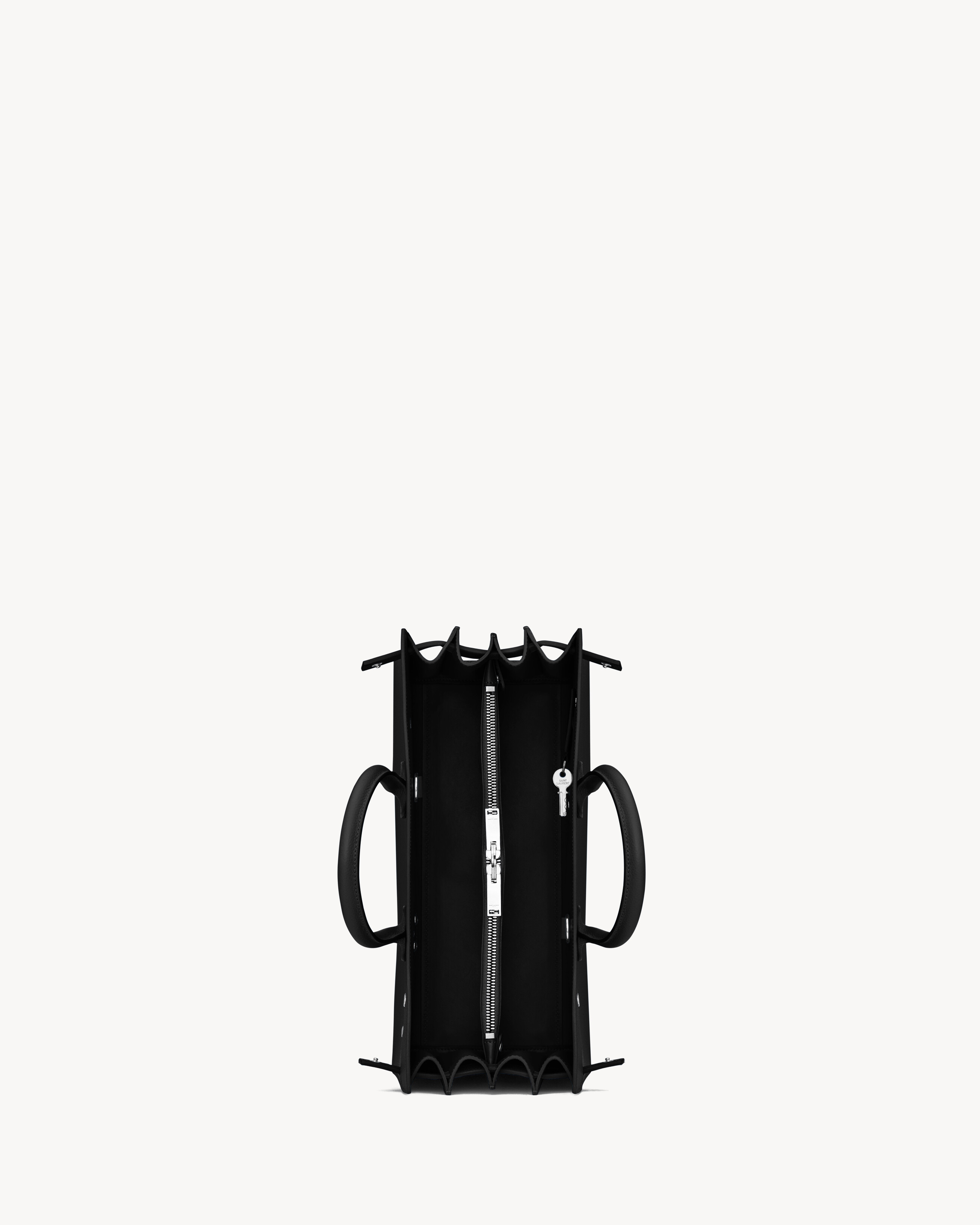 sac de jour en cuir grainé - SMALL