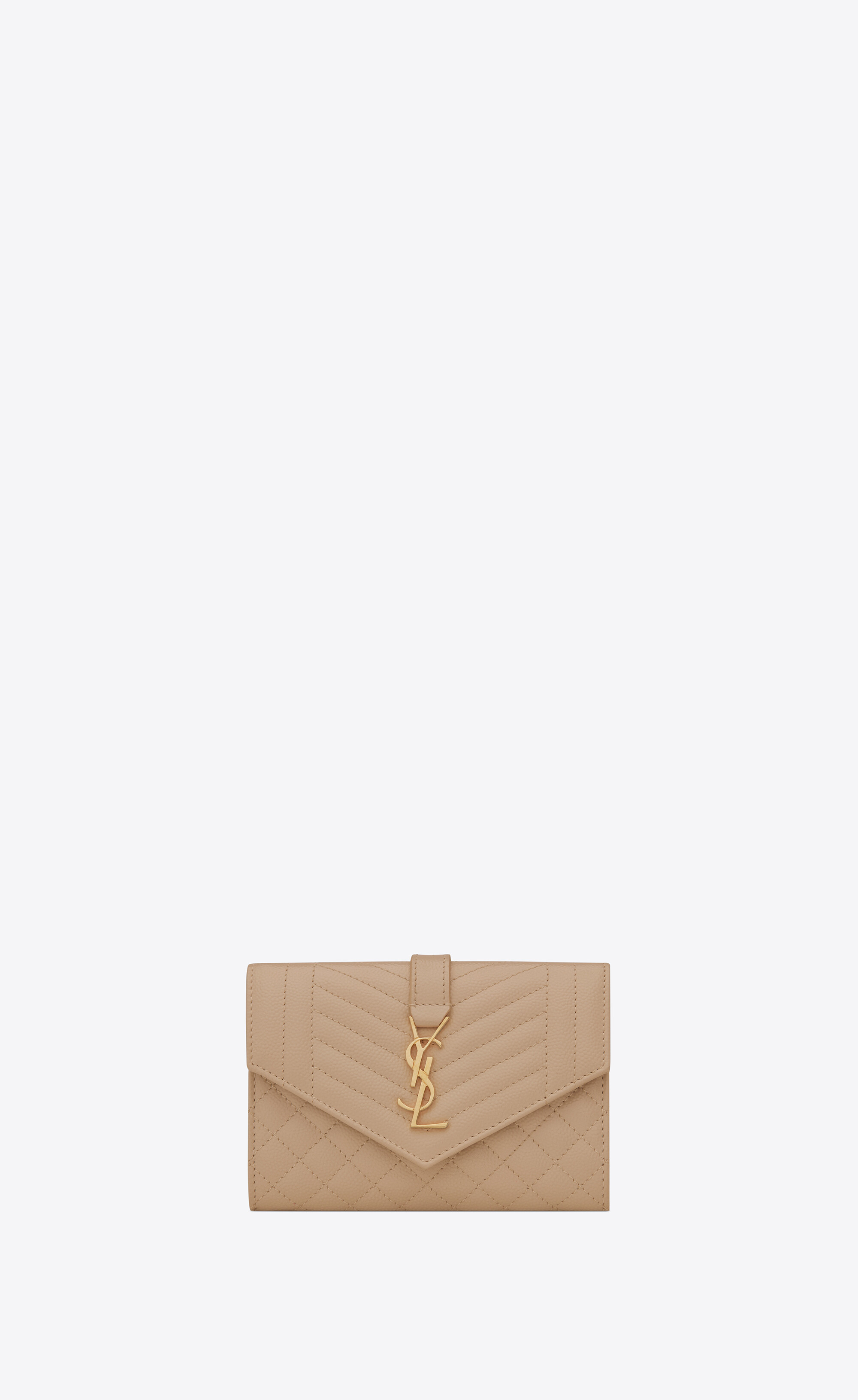envelope small envelope wallet in mix matelassé grain de poudre embossed leather