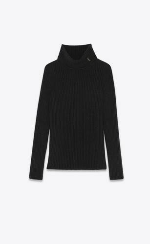cassandre turtleneck sweater in wool and cashmere