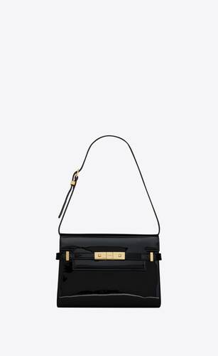 manhattan small shoulder bag in patent leather