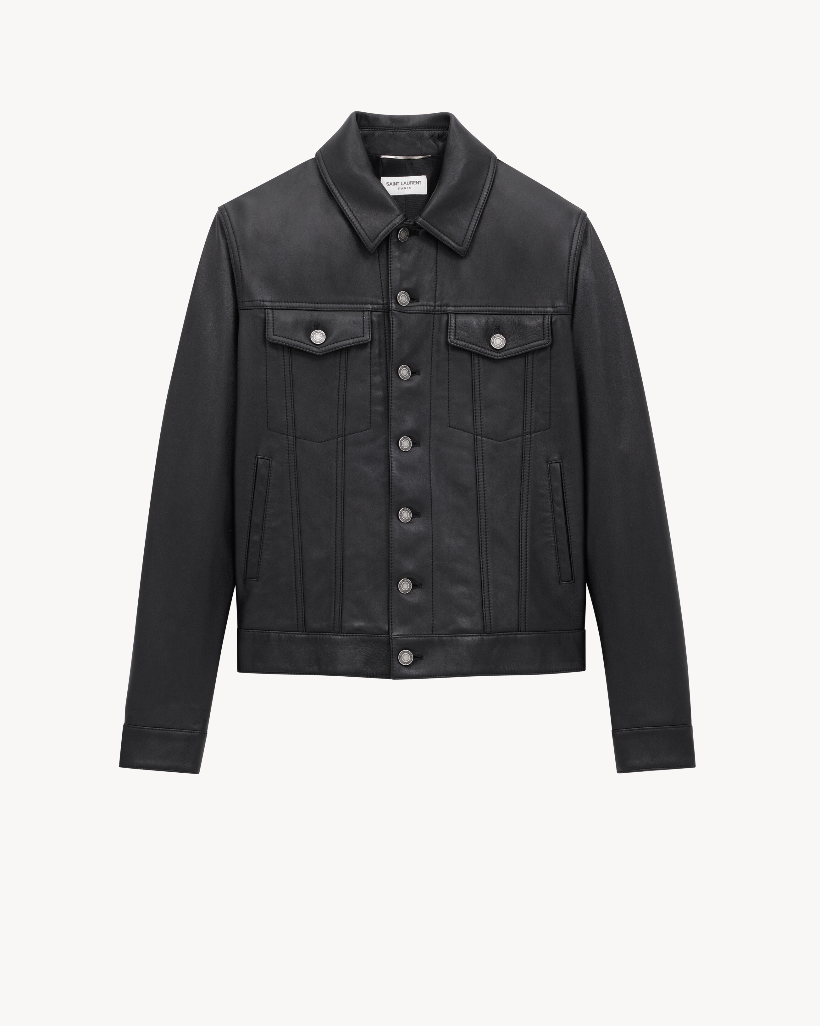 Lambskin denim Jacket
