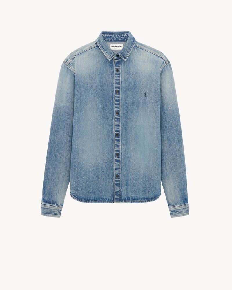 Cassandre overshirt in Trouville Beach Blue Denim
