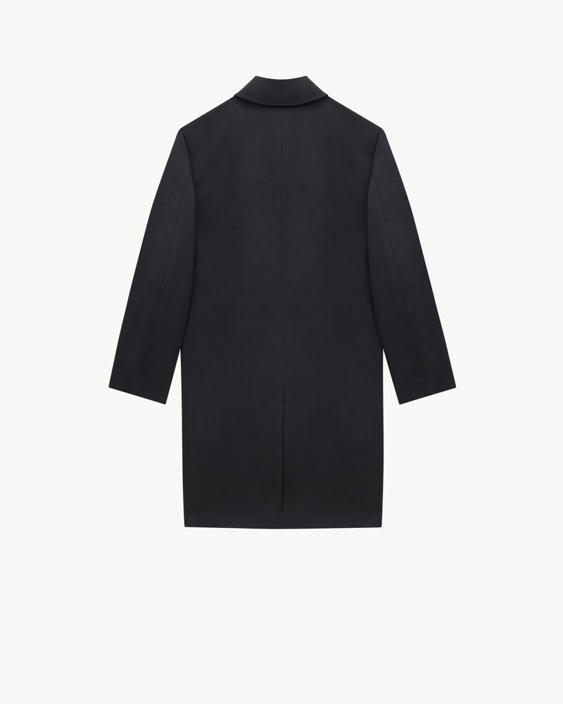 Coat in water-repellant canvas
