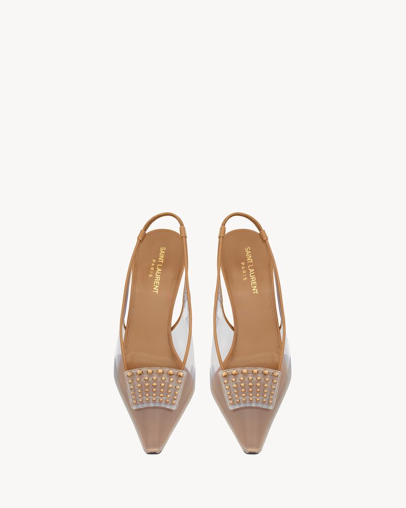 JIVE slingback pumps in TPU and rhinestones