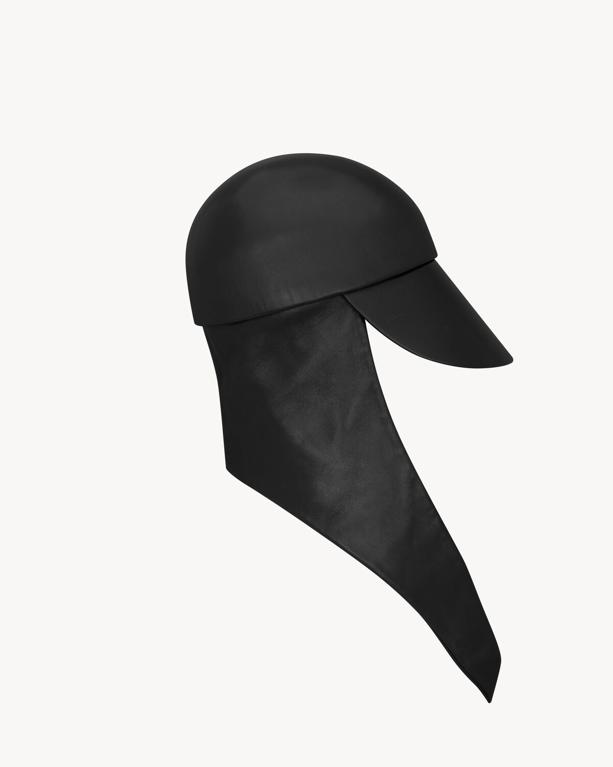 balaclava cap in lambskin