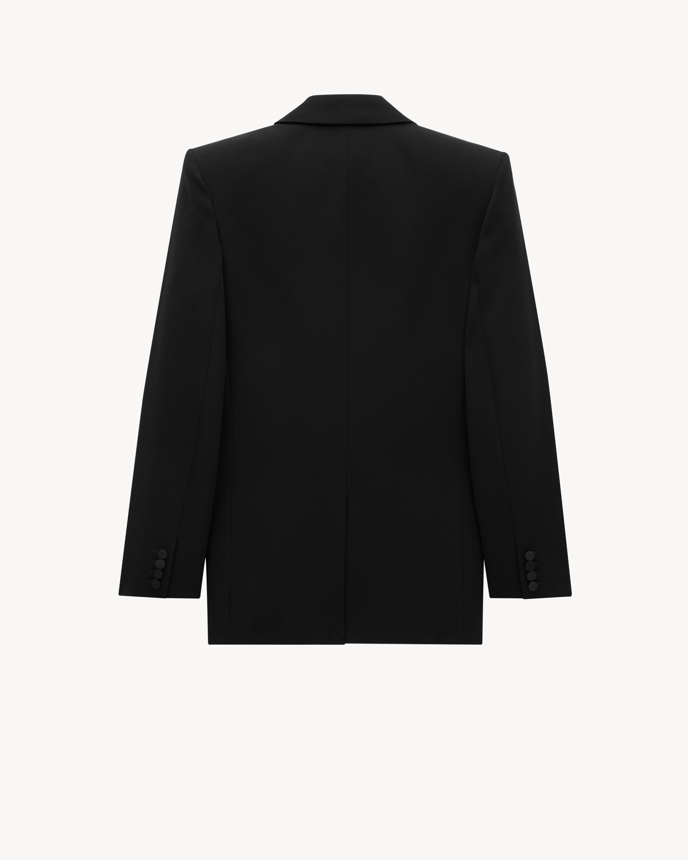 tuxedo jacket in grain de poudre