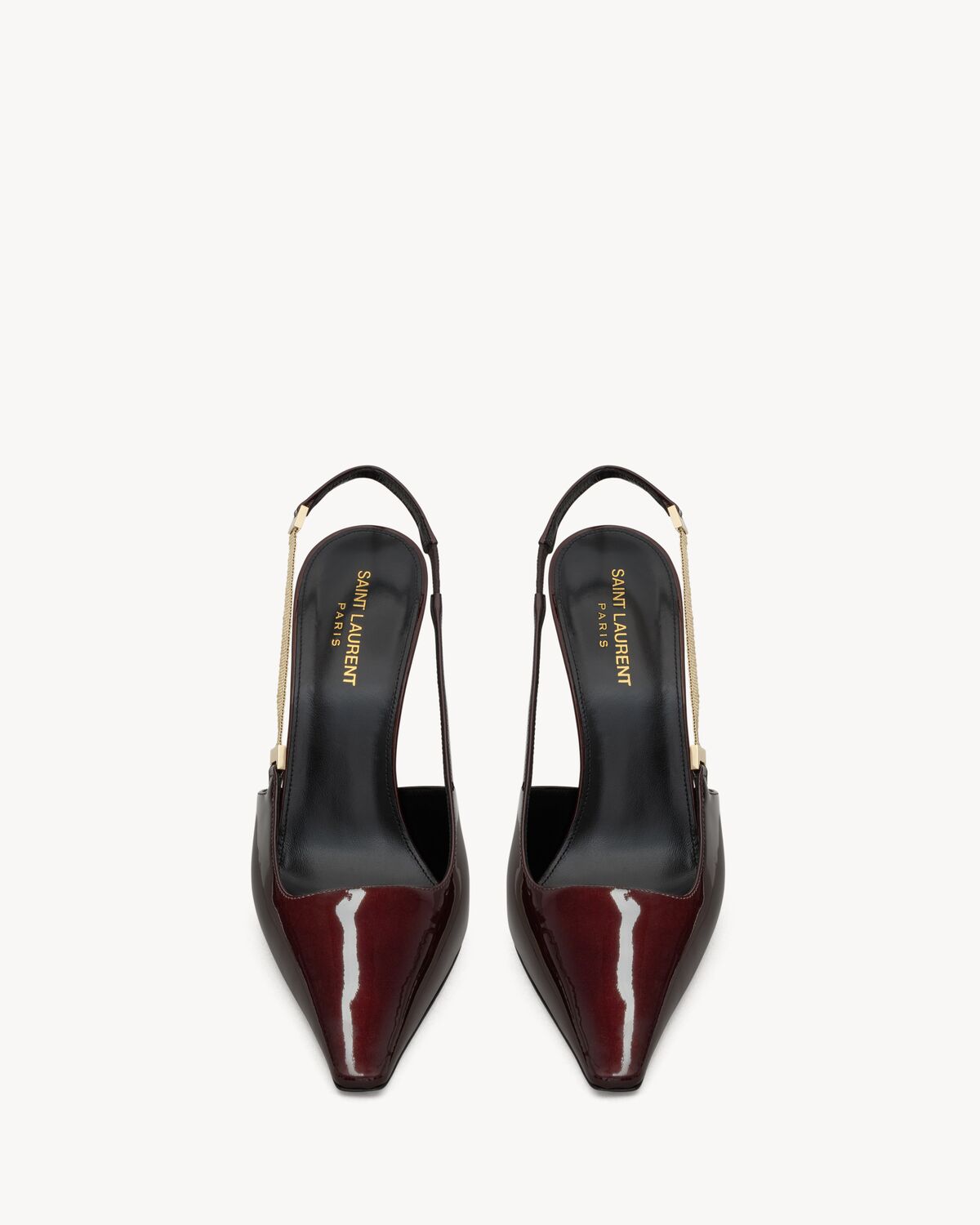 BLAKE slingback pumps in patent leather
