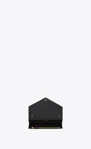 Buy Saint Laurent Envelope Chain Wallet 'Dark Beige' - 393953 BOW01 2721