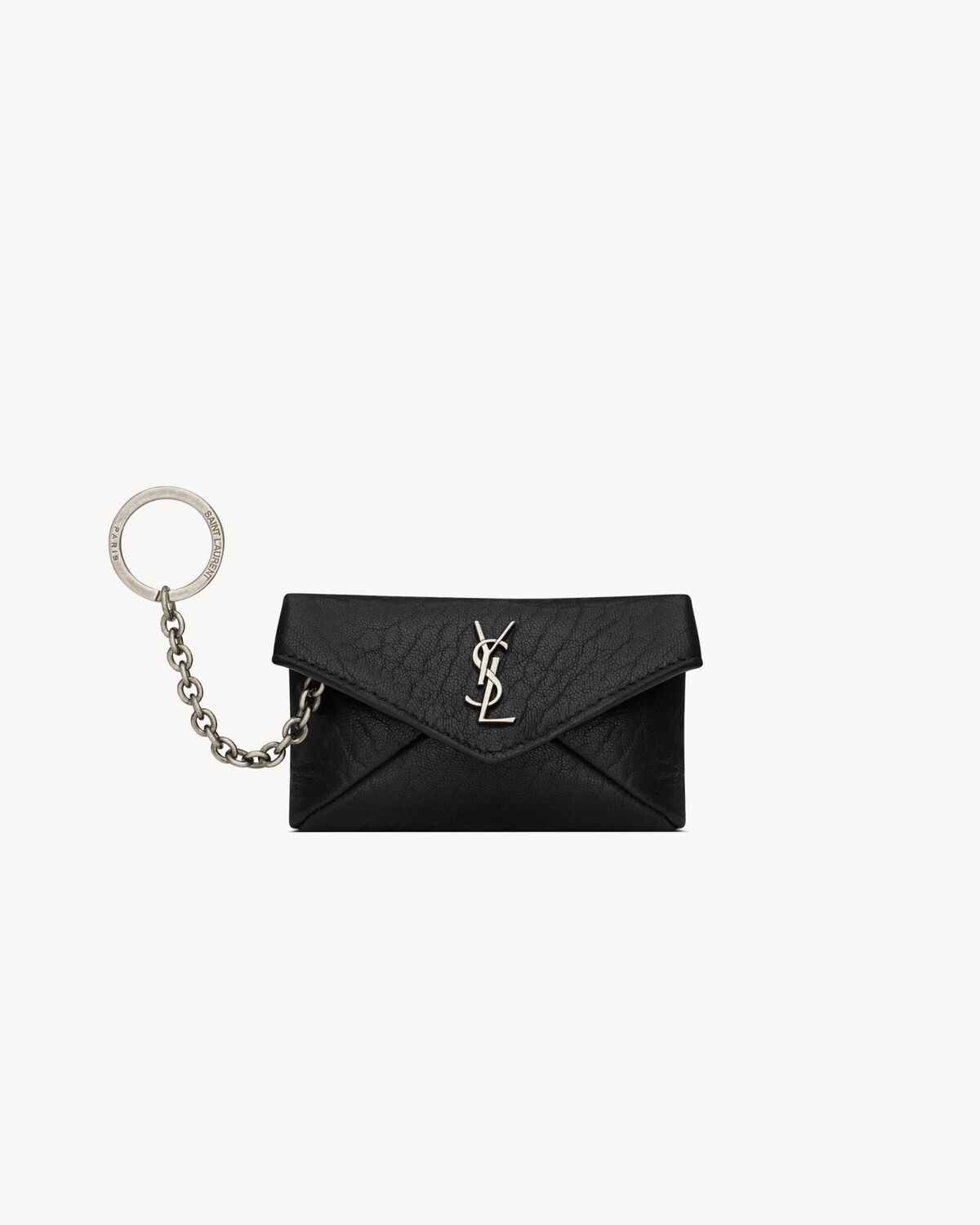 cassandre envelope key case in grained leather