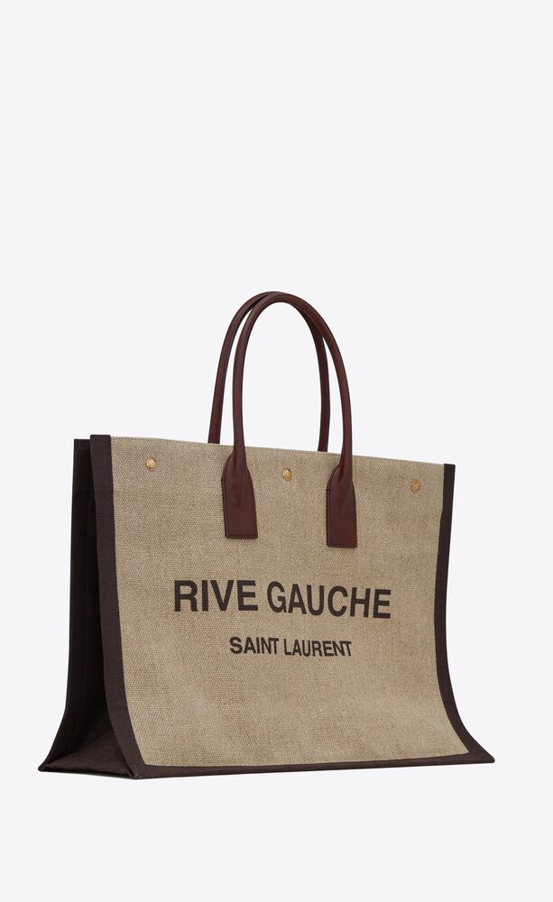 saint laurent linen tote